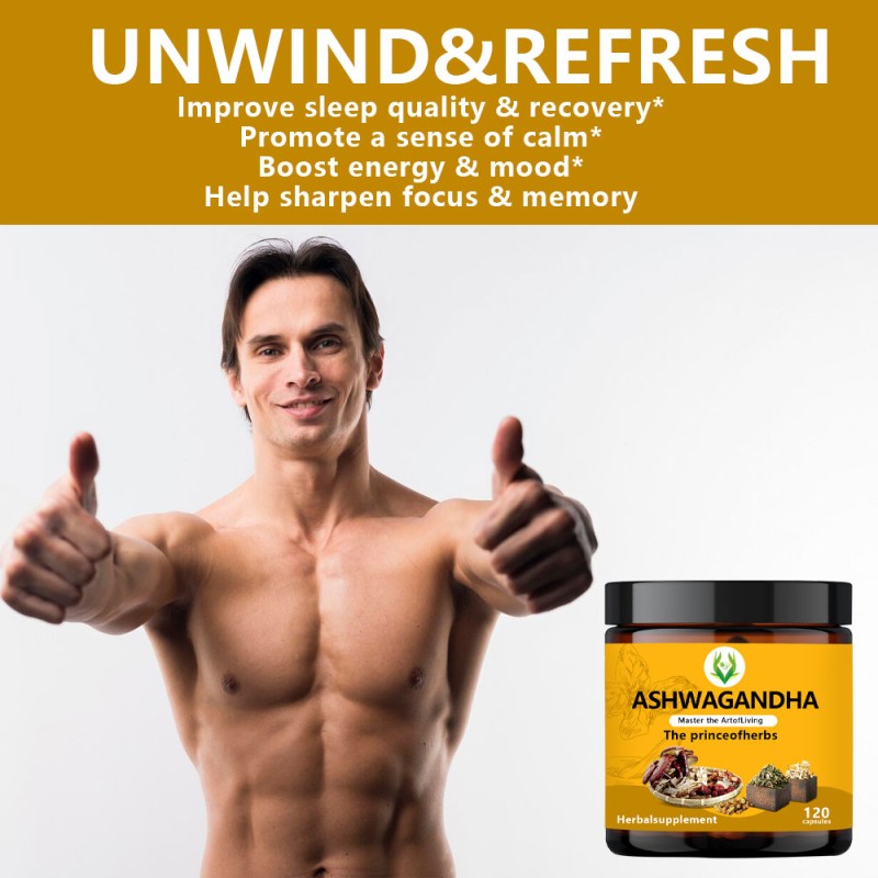 Ashwagandha Root Capsules Manufacturer - Natural Withanolides Energy