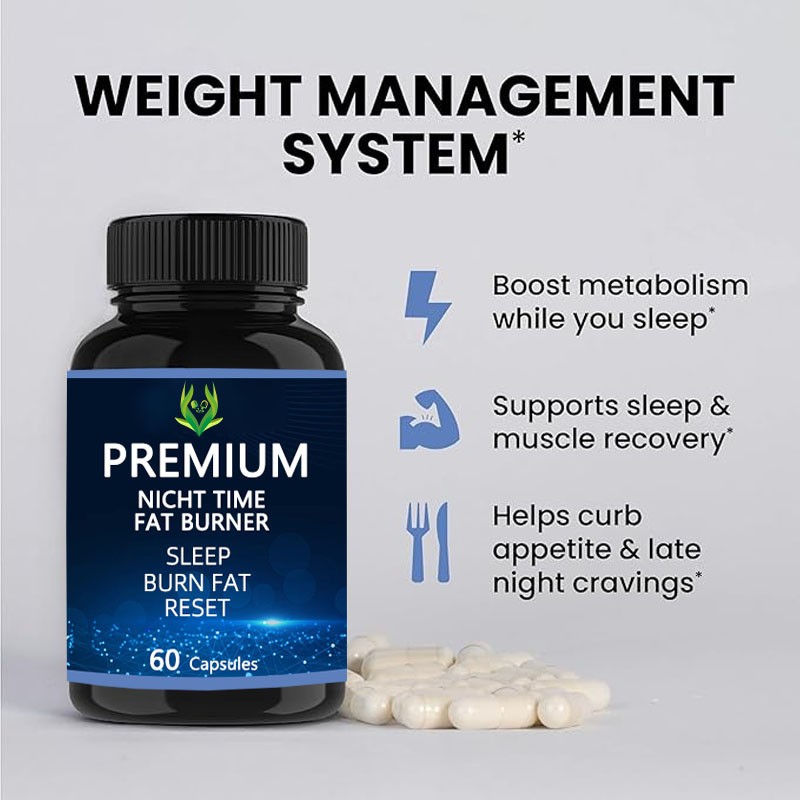 Night Time Fat Burner Capsules Factory - Vitamin D Bean Extract