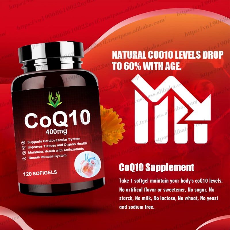 CoQ10 Softgels Supplier - Black Pepper Brain Health