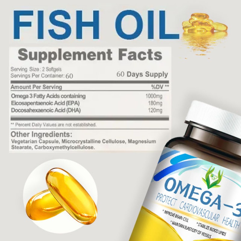 Omega 3 Softgels Manufacturer - EPA DHA Heart Vision