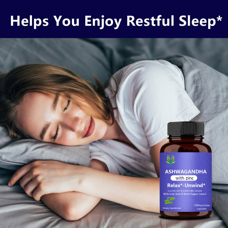 Holy Basil Ashwagandha Capsules Supplier - Zinc Mood Support