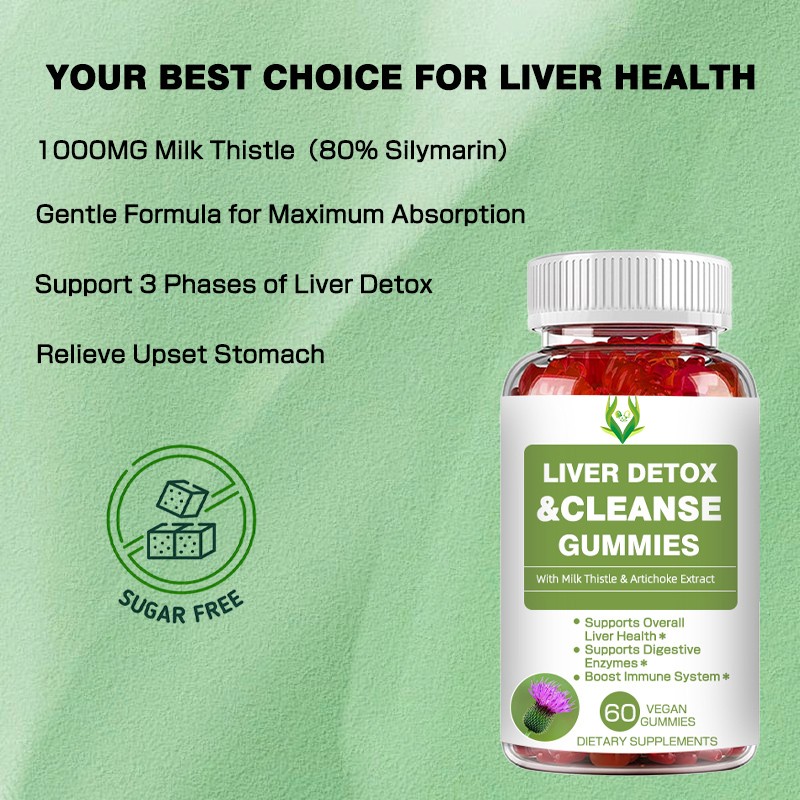 Liver Detox Gummies Factory - Milk Thistle Digestion Support