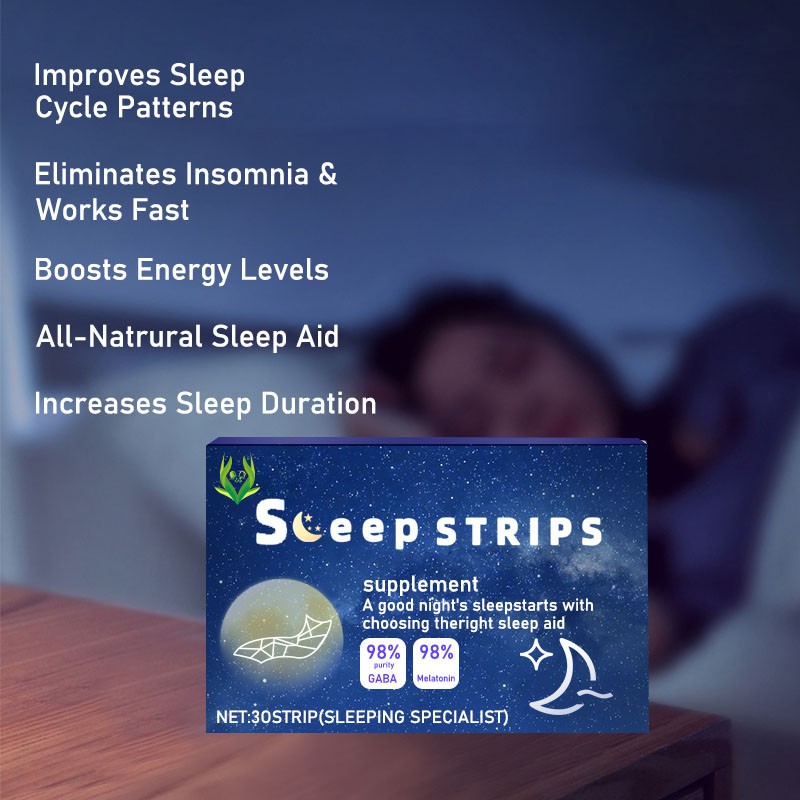 Sleep Strips Manufacturer - 3mg Melatonin B6 Deep Sleep