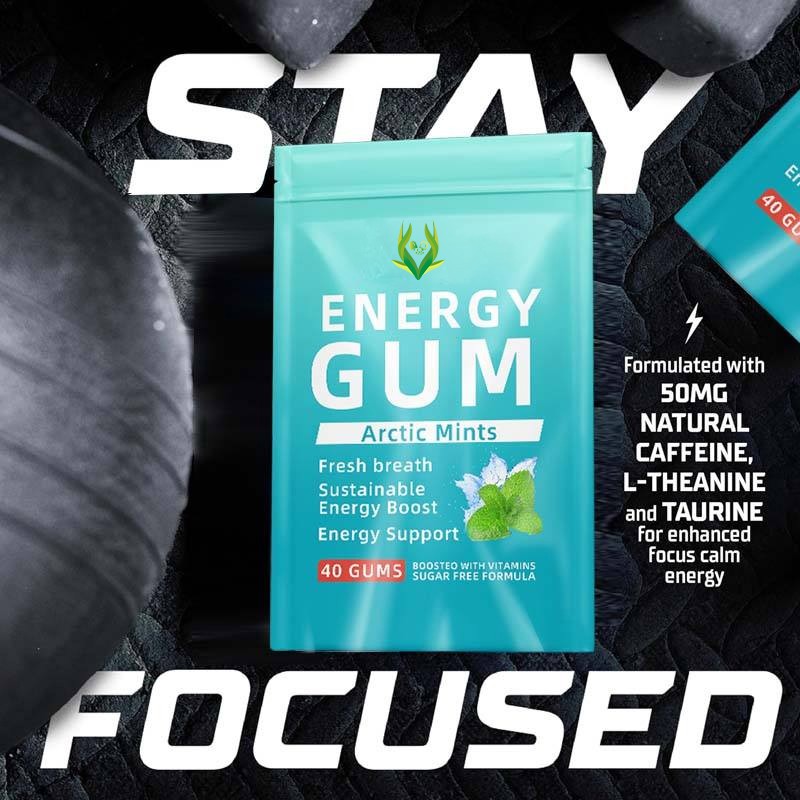 Caffeinated Chewing Gum Supplier - L-Theanine Focus Booster