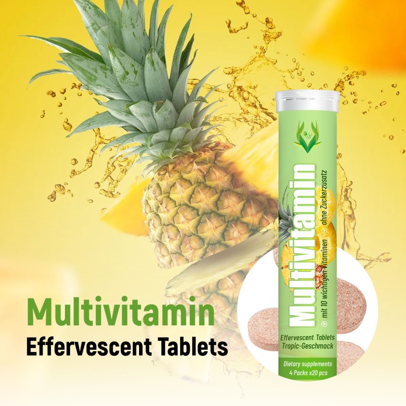 Antioxidant Effervescent Tablets Factory - Vitamin C E Hyaluronic