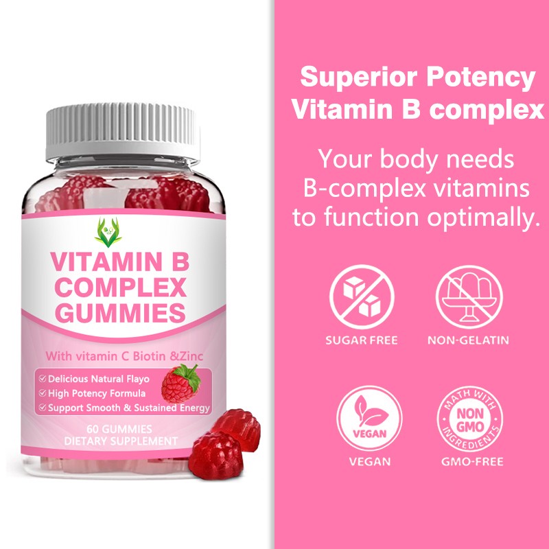 Vitamin B Complex Gummies Factory - C Zinc Folate Hair