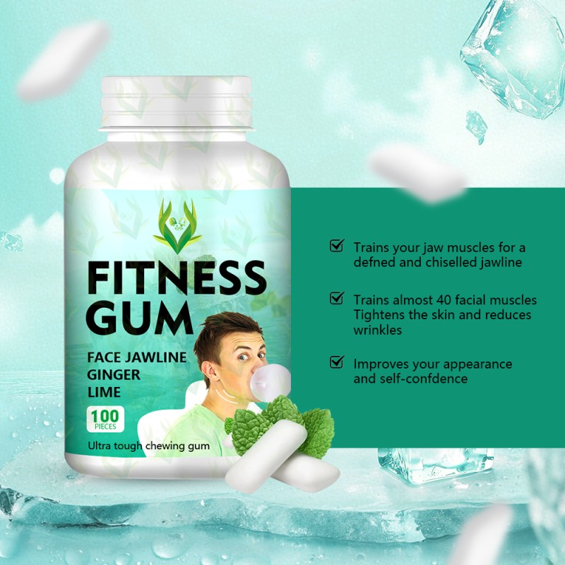 Fitness Gum Manufacturer - Lime Flavor Jawline Facial