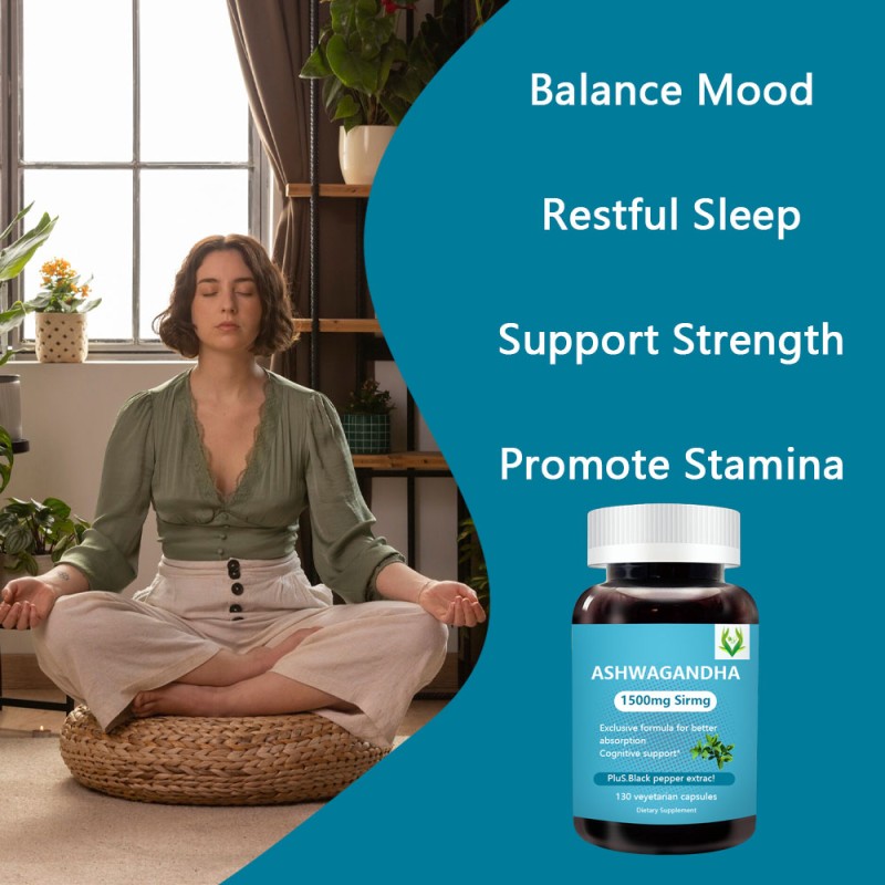 Organic Ashwagandha Capsules Manufacturer - Black Pepper Mood