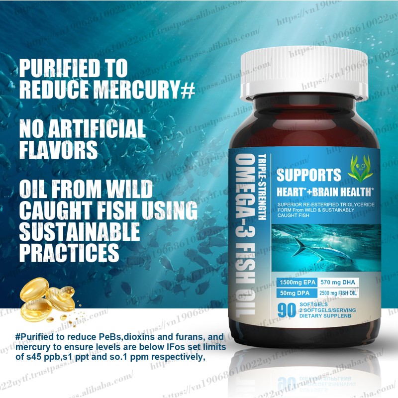 Omega 3 Fish Oil Softgels Factory - EPA DHA Rapid Release