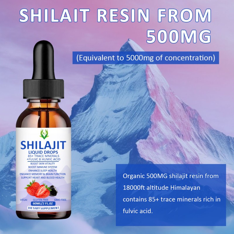 Purified Shilajit Drops Manufacturer - Fulvic Acid Extract Resin