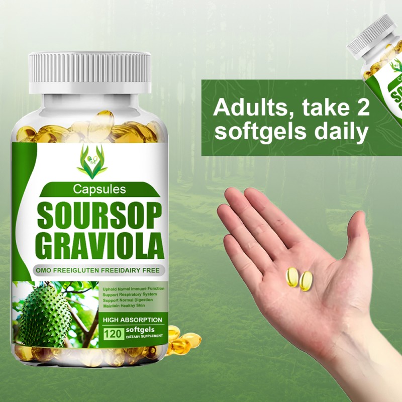 Soursop Softgels Manufacturer - Healthy Skin Digestion Immune