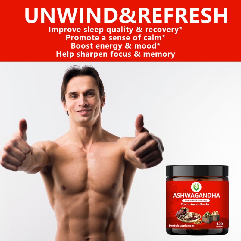 Ashwagandha Root Capsules Factory - Withanolides Energy Boost