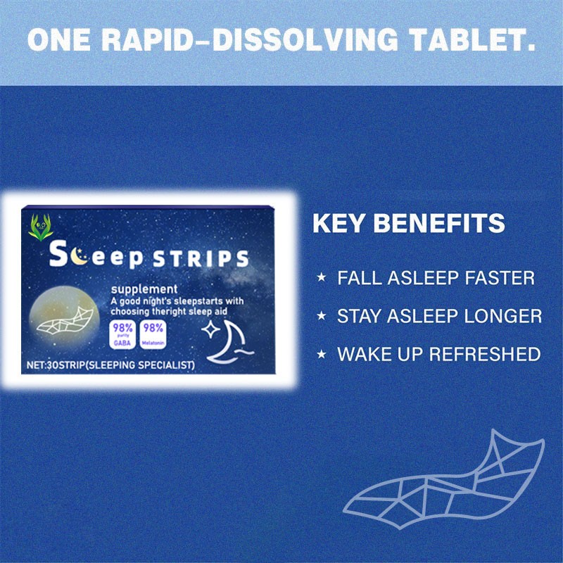 Sleep Strips Manufacturer - 3mg Melatonin B6 Deep Sleep