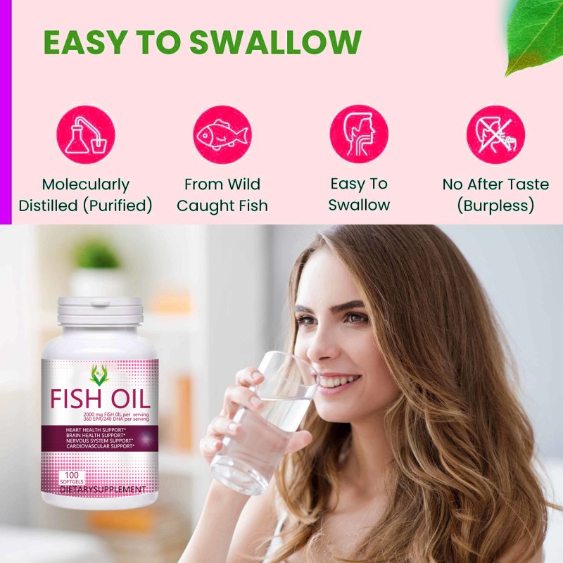 Deep Sea Fish Oil Softgels Manufacturer - 2000mg Immune Vision