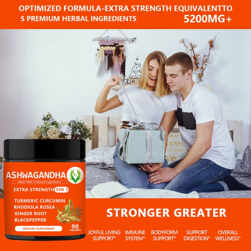 Ashwagandha Extract Capsules Factory - 5 in 1 Immune Support