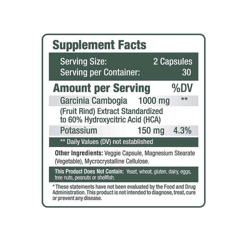 Garcinia Cambogia Capsules Factory - Weight Management Mood