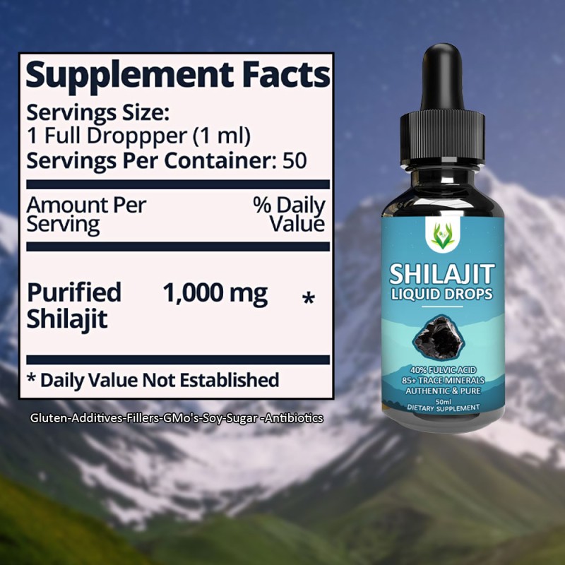 Himalayan Shilajit Drops Supplier - 100% Pure Trace Minerals