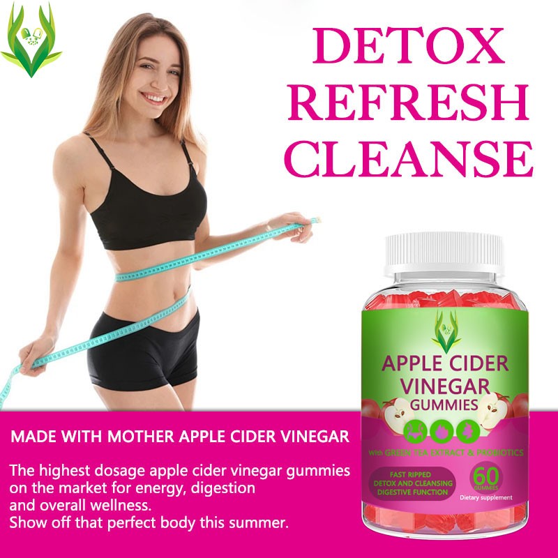 Apple Cider Vinegar Gummies Supplier - Green Tea Probiotics Detox