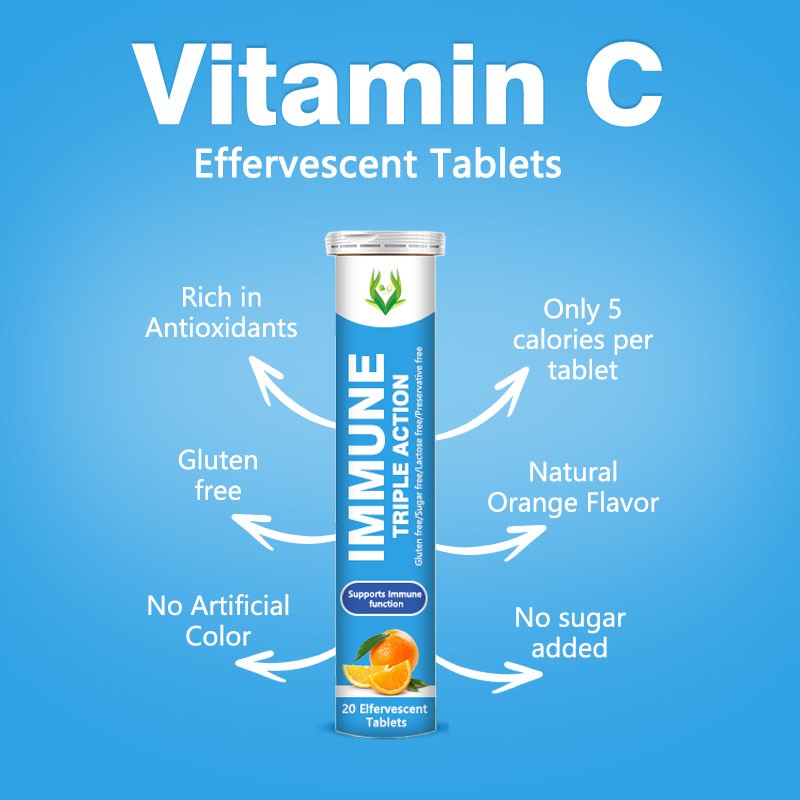 Vitamin C Effervescent Tablets Manufacturer - Manuka Honey Rosehip