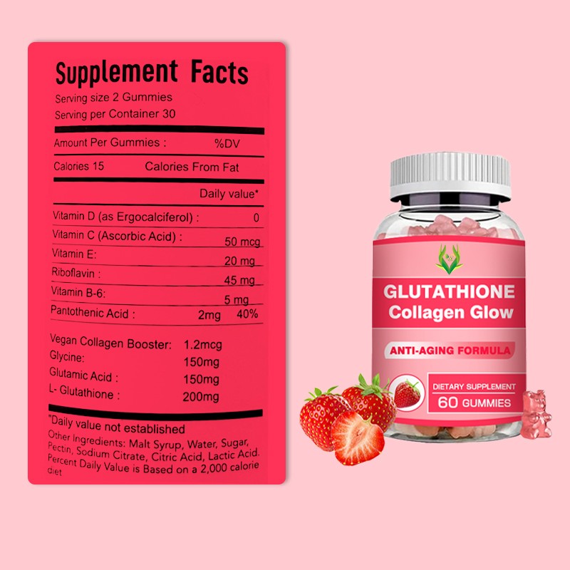 Collagen Gummies Supplier - Beauty Skin Whitening Brightening