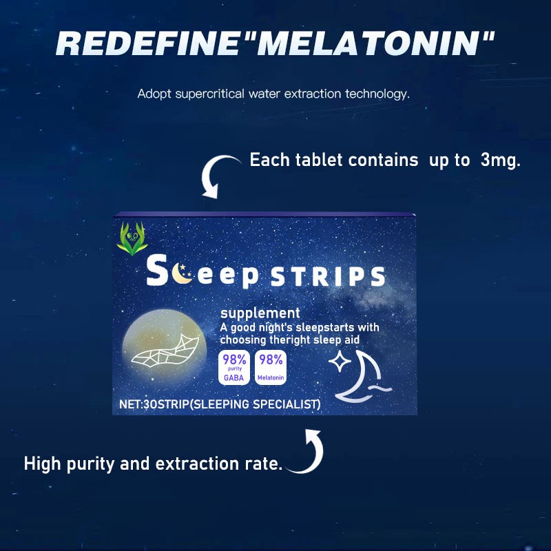Sleep Strips Manufacturer - 3mg Melatonin B6 Deep Sleep