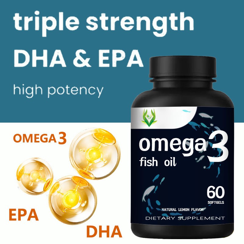 Omega 3 Fish Oil Softgels Supplier - EPA DHA Immune Heart