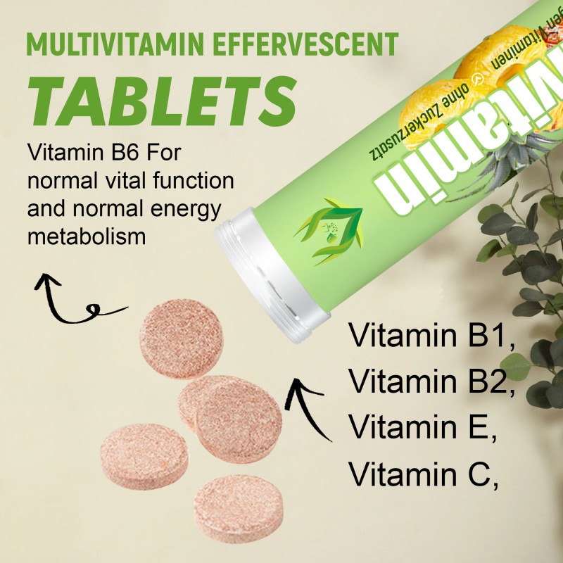Antioxidant Effervescent Tablets Factory - Vitamin C E Hyaluronic