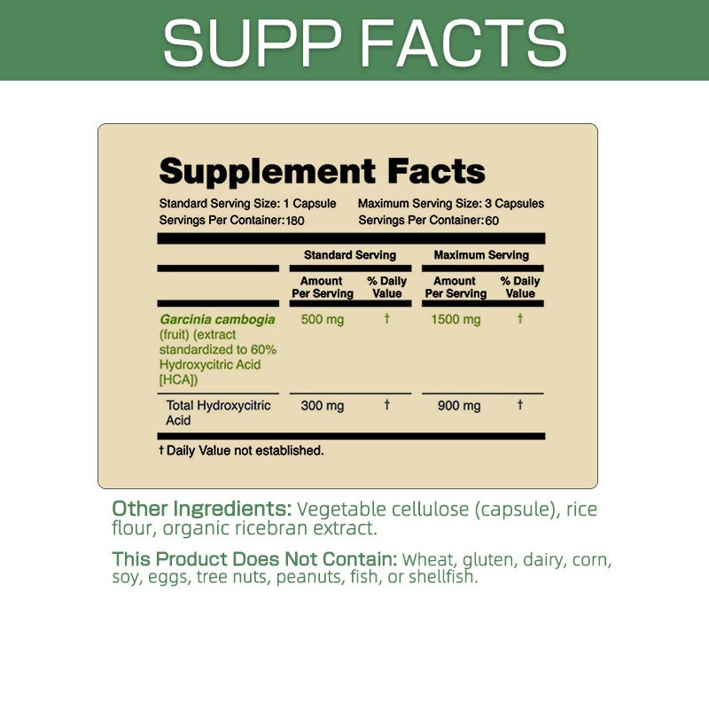 Garcinia Cambogia Capsules Manufacturer - 100% Pure Metabolism