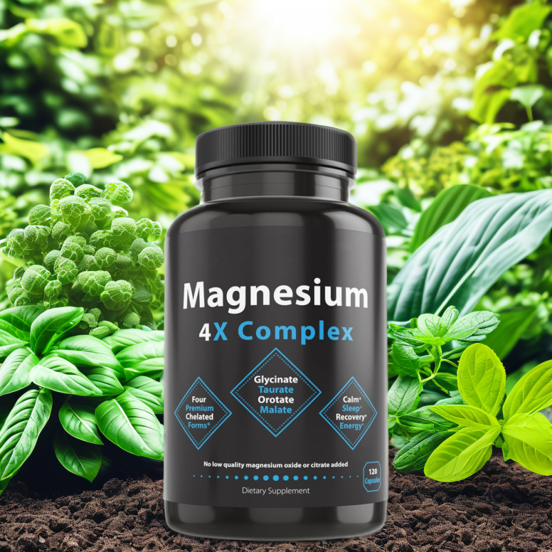 Magnesium Complex Capsules Factory - Vegan 300mg Relax