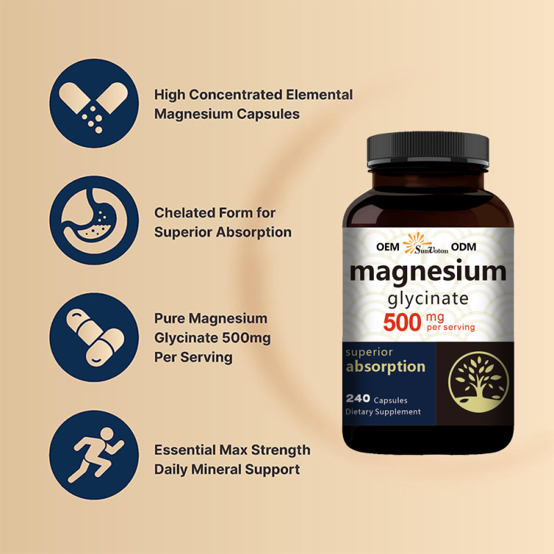 Magnesium Tablets Manufacturer - 3-in-1 Complex Malate