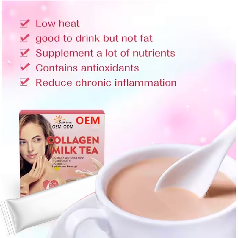 Collagen Milk Tea Supplier - Bagged Form Whitening