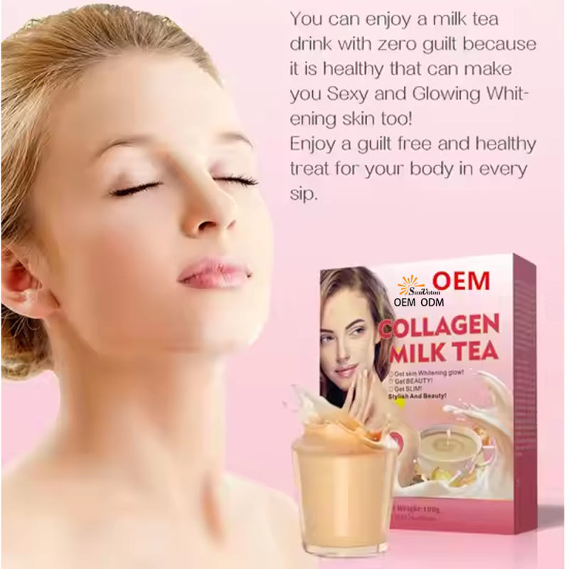 Collagen Milk Tea Supplier - Bagged Form Whitening