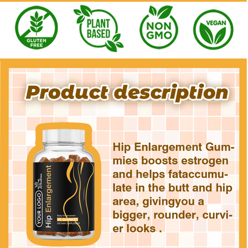 Butt Hip Booster Gummy Manufacturer - Organic BBL