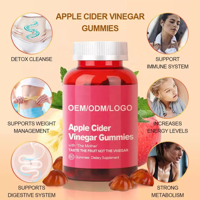 Apple Cider Vinegar Gummies Supplier - Organic Digestive Health Support 60 Vegan
