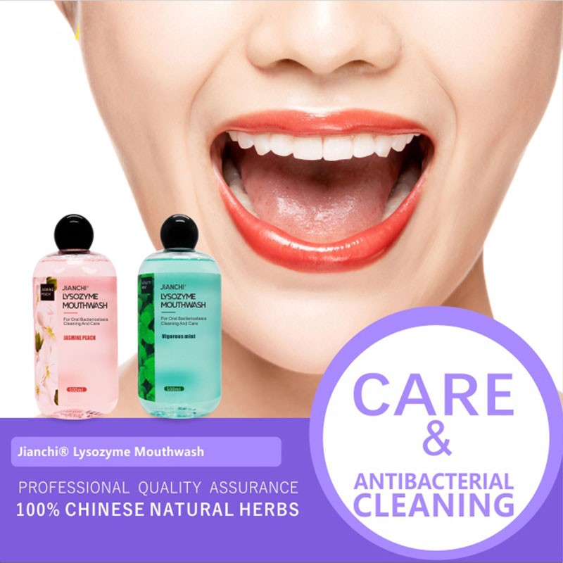 Mouthwash Supplier - Pure Natural Deep Cleaning Peach Mint Flavored