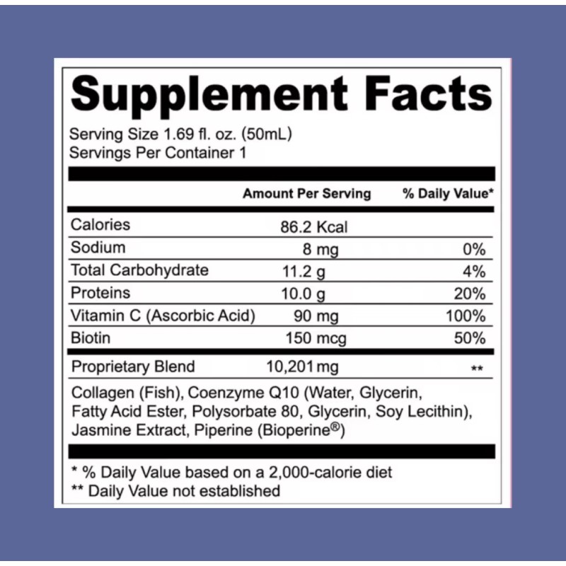 Collagen Drink Supplier - Private Label Vegan Liquid Beauty Whitening