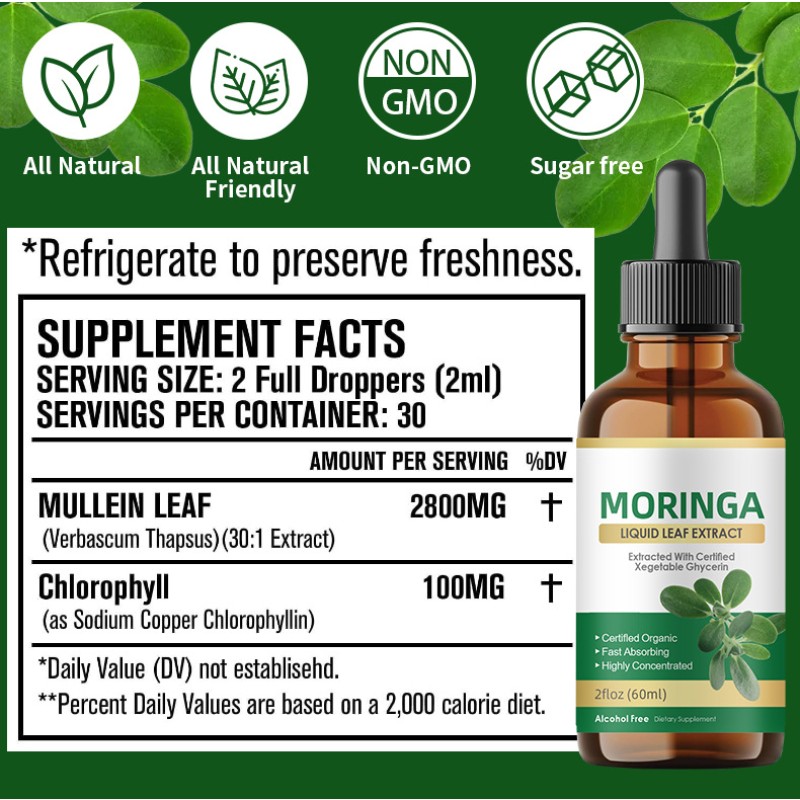 Moringa Drops Manufacturer - OEM ODM Plant Extract Leaf Extract Drops