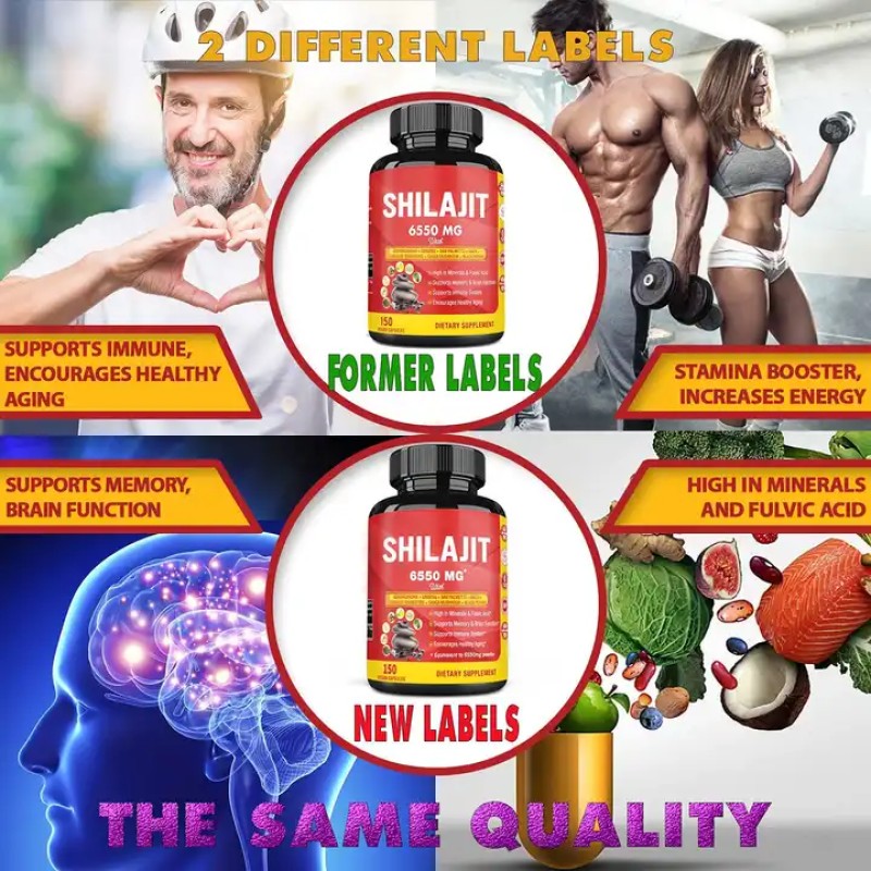 Shilajit Capsules Supplier - Natural Extract for Men Ashwagandha Saw Palmetto