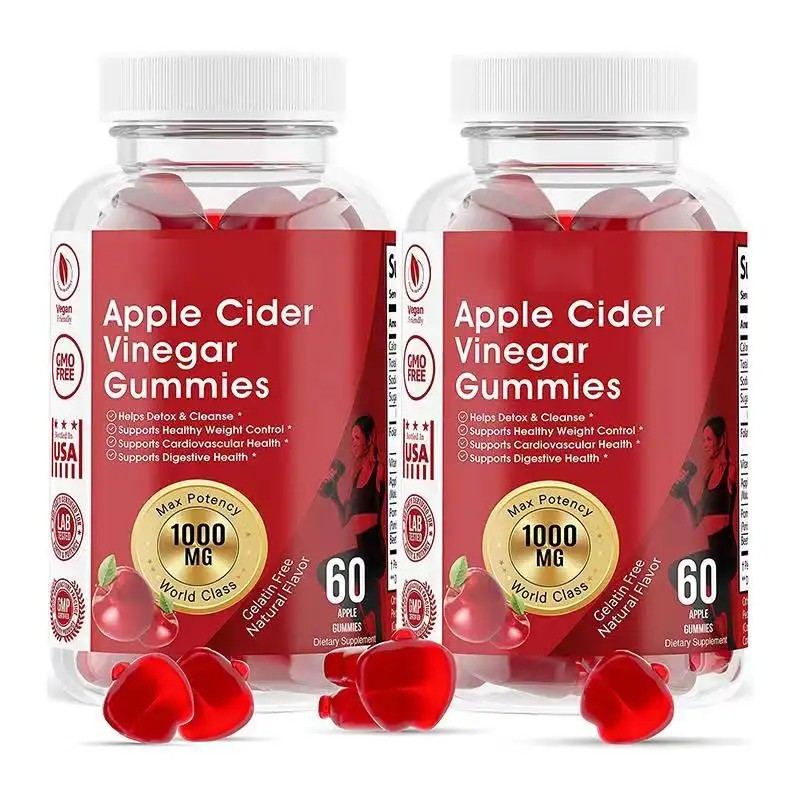 Apple Cider Vinegar Gummies Supplier - Organic Digestive Health Support 60 Vegan