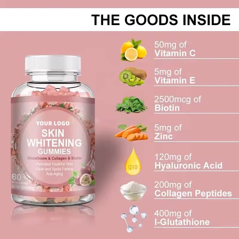 Skin Whitening Gummies Manufacturer - Jianchi Vitamin Collagen Brightening