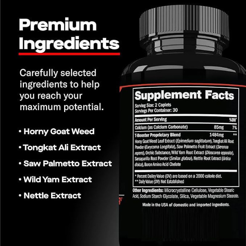 Men's Caplets Supplier - Natural Stamina Endurance Strength Booster 60