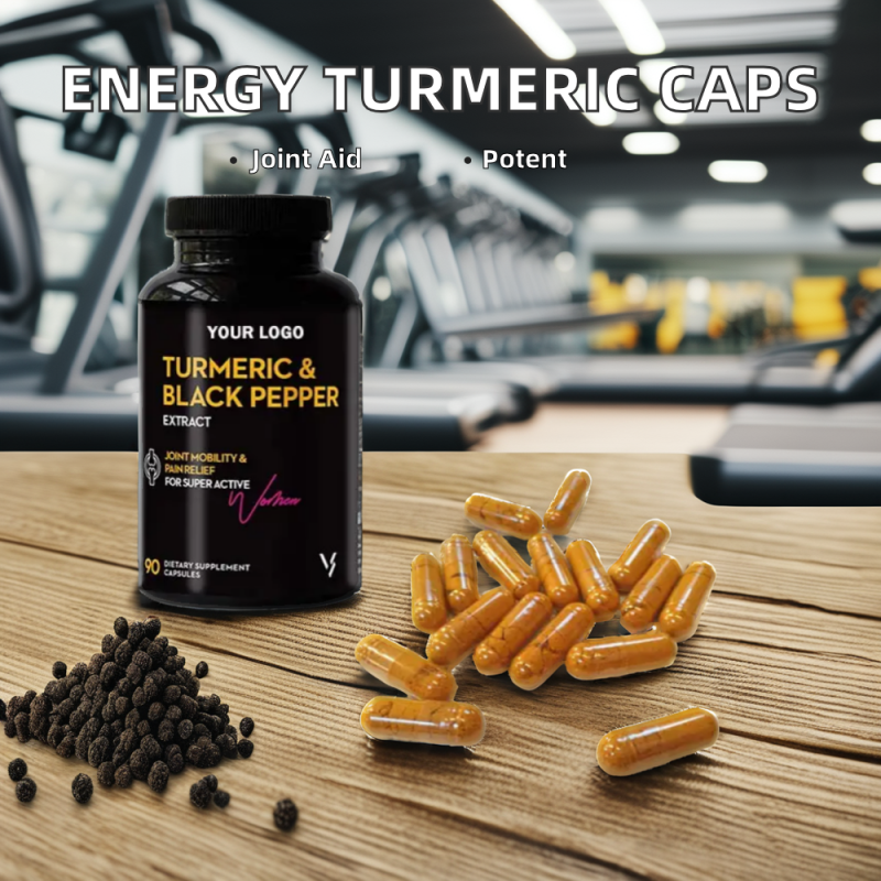 Turmeric Curcumin Capsules Factory - Energy Providing Nutrition