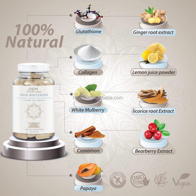 Vitamin C Collagen Capsules Manufacturer - L-Glutathione Anti-Aging