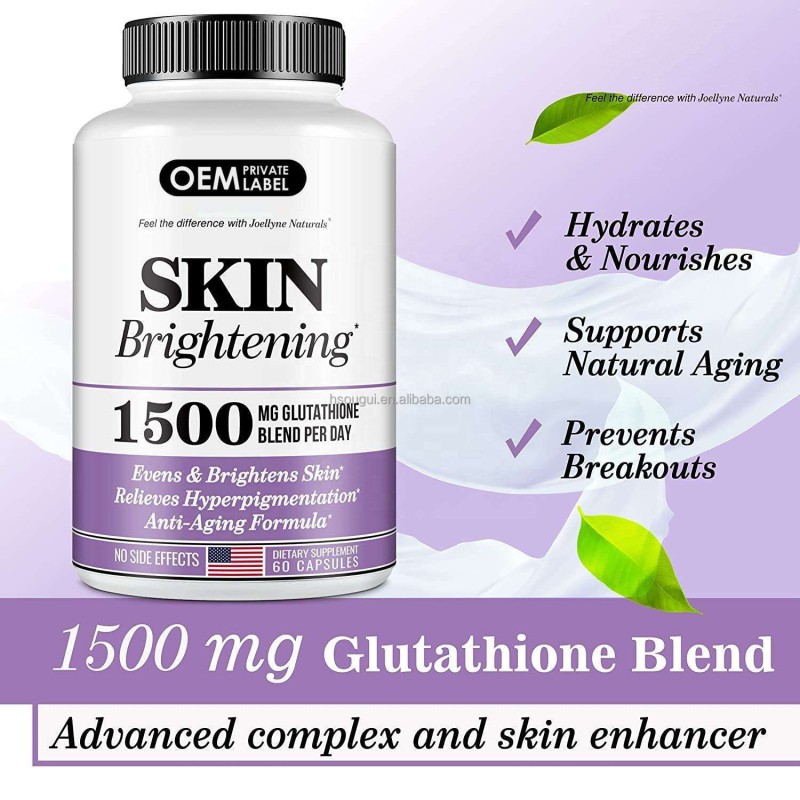 Skin Care Capsules Factory - 1500mg L-Glutathione Blend