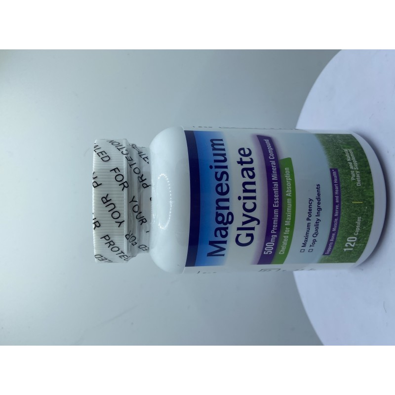 Magnesium Glycinate Capsules Factory - 500mg Muscle Nerve Health