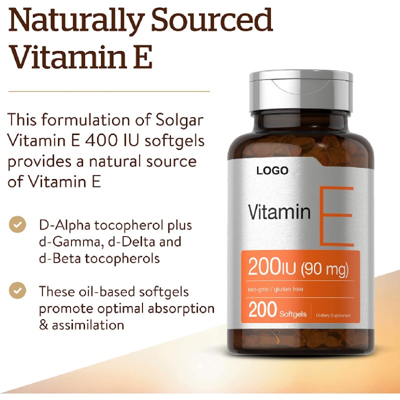 Vitamin E Softgels Manufacturer - Good Sales Volume Formula