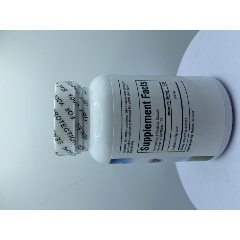 Magnesium Glycinate Capsules Factory - 500mg Muscle Nerve Health