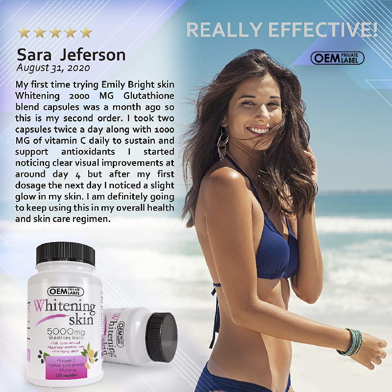 Green Fruit Capsules Supplier - 120-Capsule Skin Whitening