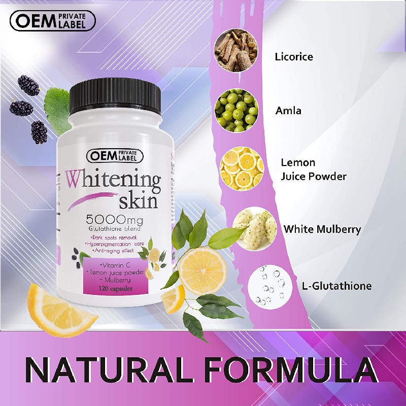 Green Fruit Capsules Supplier - 120-Capsule Skin Whitening