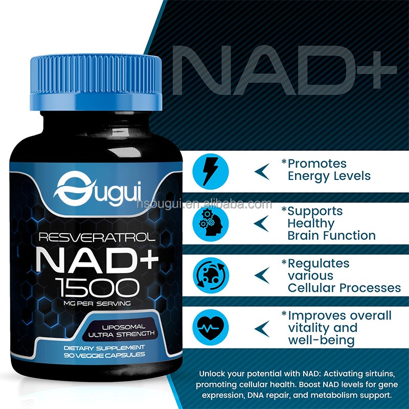 NAD+ Resveratrol Capsules Manufacturer - Liposomal Cellular Health